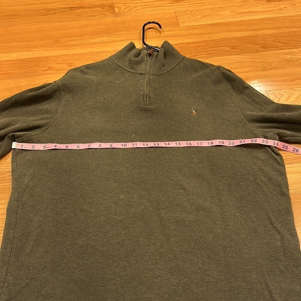 Polo Ralph Lauren men’s estate rib 1/4 zip up sweatshirt size xlarge. - Picture 7 of 8